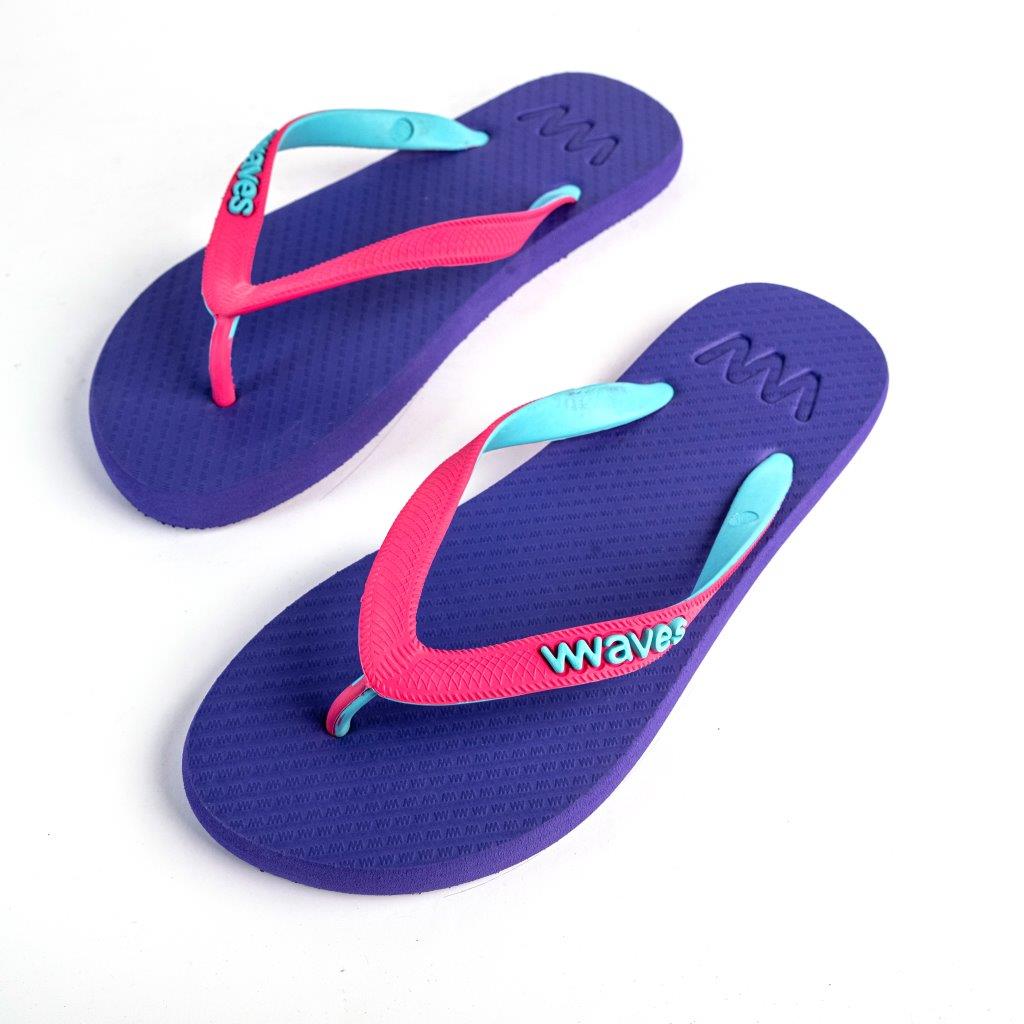 100% Natural Rubber Flip Flop – Plum Butter – Waves Flipflops Qatar