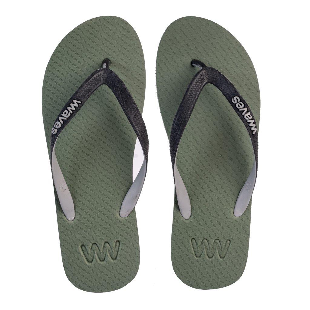 100% Natural Rubber Flip Flop – Police – Waves Flipflops Qatar